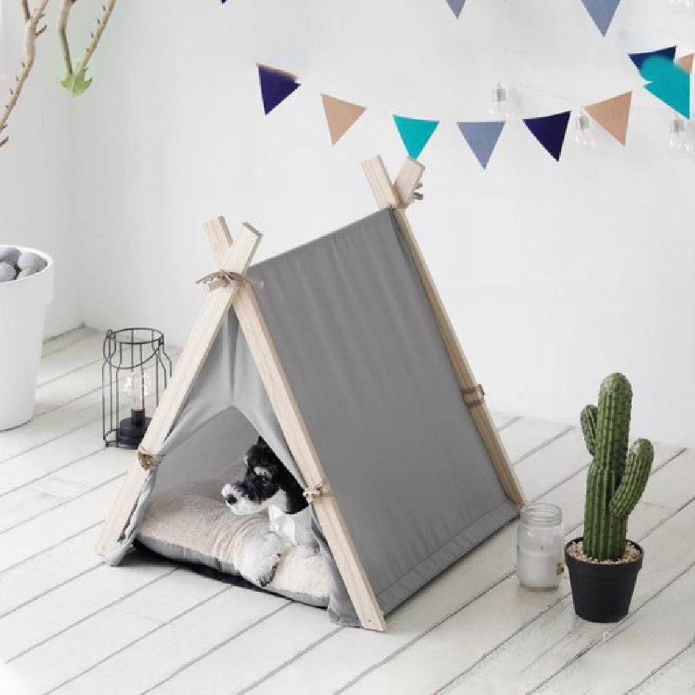 Warm Detachable Pet Kennel – Soft Washable Dog & Cat Bed