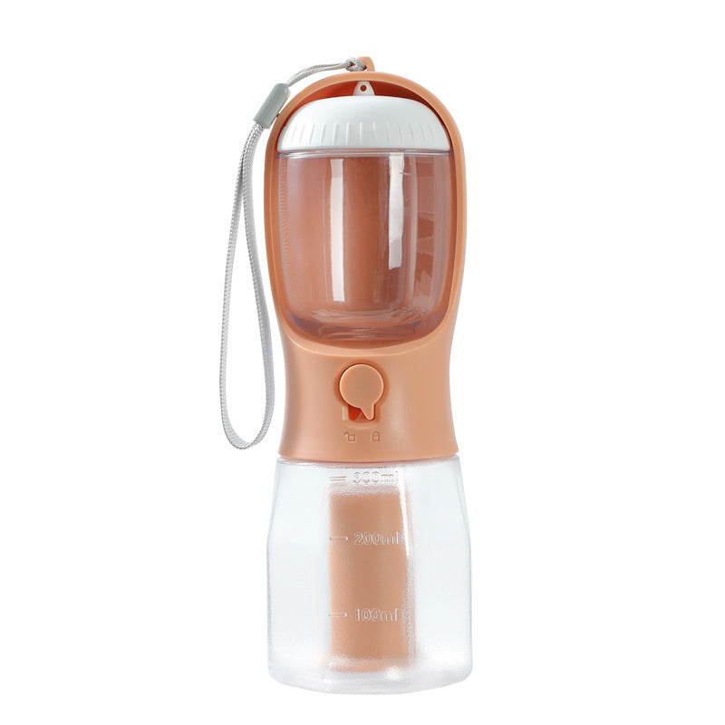 3-in-1 Portable Dog Water Cup – Food, Water & Waste Bag Dispenser
