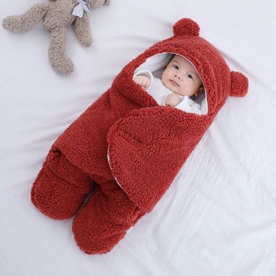 Thickened Newborn Swaddle Sleeping Bag for Baby Wrap Comfort