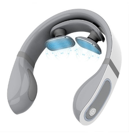 Wireless 4D Shiatsu Neck Massager – Cervical Pulse Therapy for Pain Relief