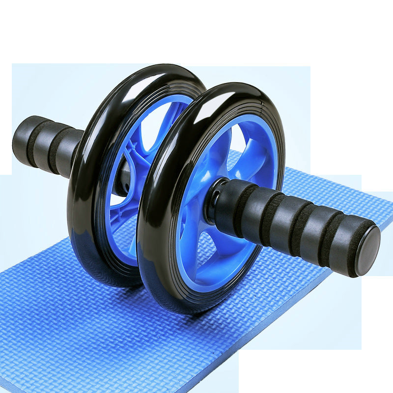 Silent Ab Roller with Knee Pad – Core & Abdominal Trainer