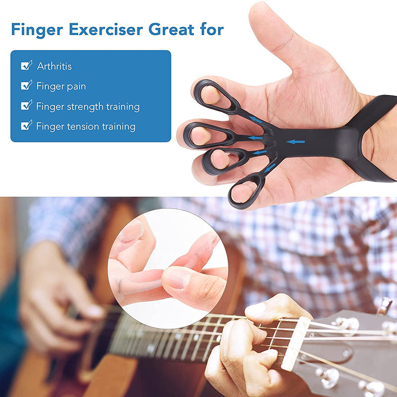 Silicone Finger Stretcher Hand Grip Trainer for Pain Relief & Rehab