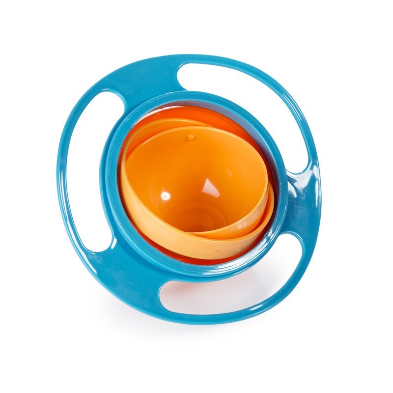 360° Rotating Spill-Proof Baby Bowl – Universal Gyro Bowl for Toddlers & Kids
