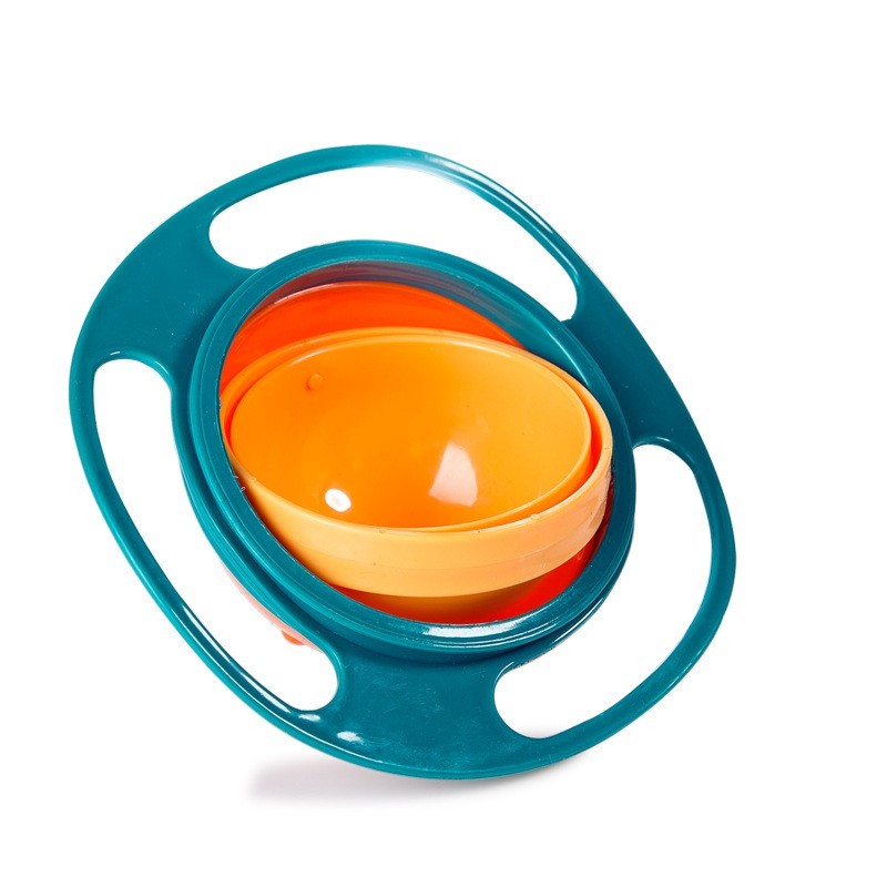 360° Rotating Spill-Proof Baby Bowl – Universal Gyro Bowl for Toddlers & Kids
