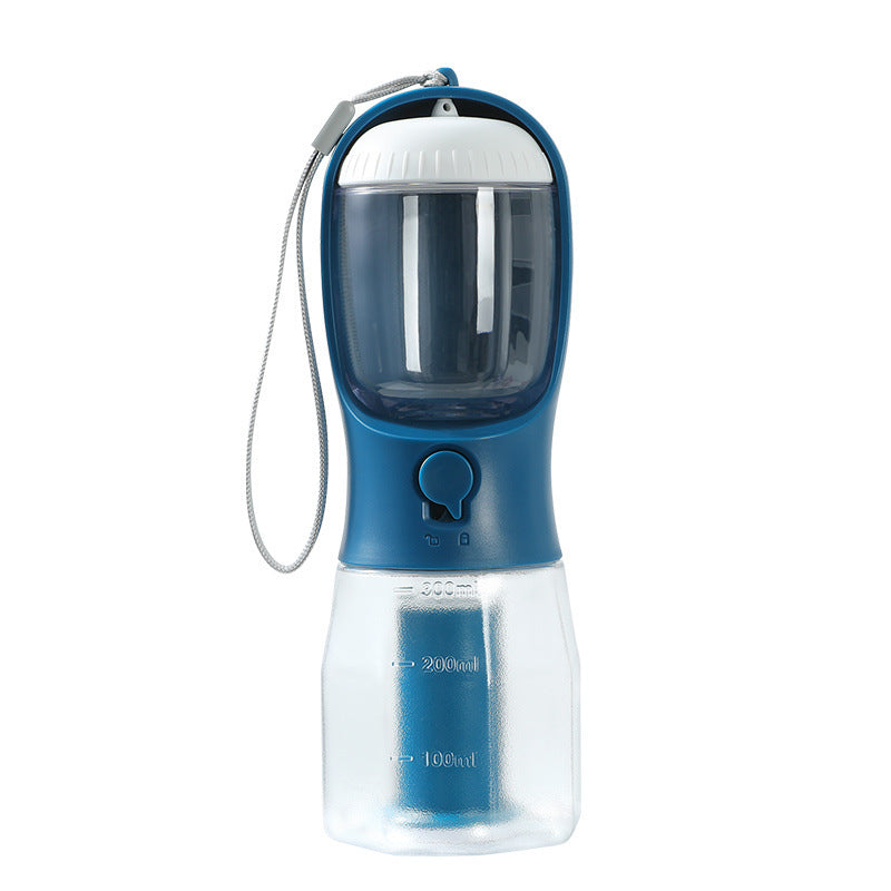 3-in-1 Portable Dog Water Cup – Food, Water & Waste Bag Dispenser