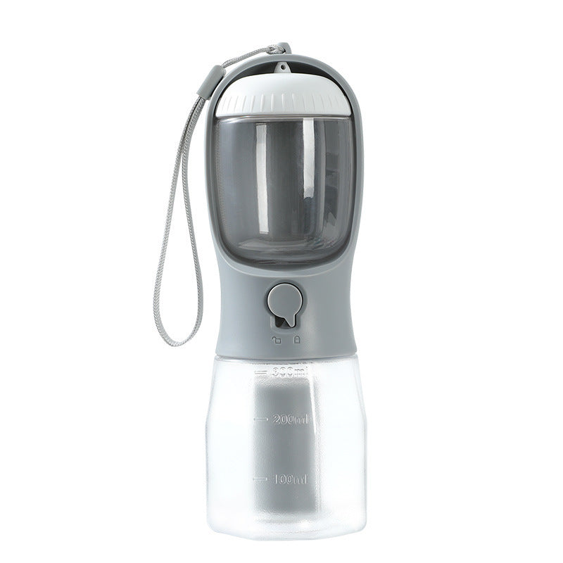3-in-1 Portable Dog Water Cup – Food, Water & Waste Bag Dispenser