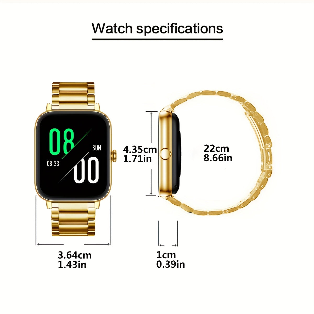Smartwatch – HD Display, Calling, 100+ Sports Modes