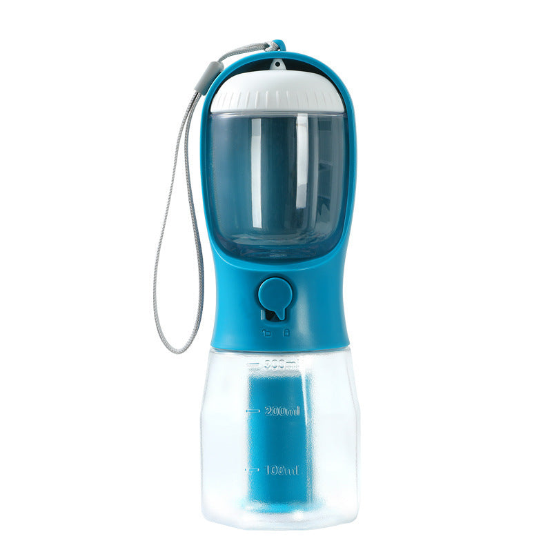 3-in-1 Portable Dog Water Cup – Food, Water & Waste Bag Dispenser