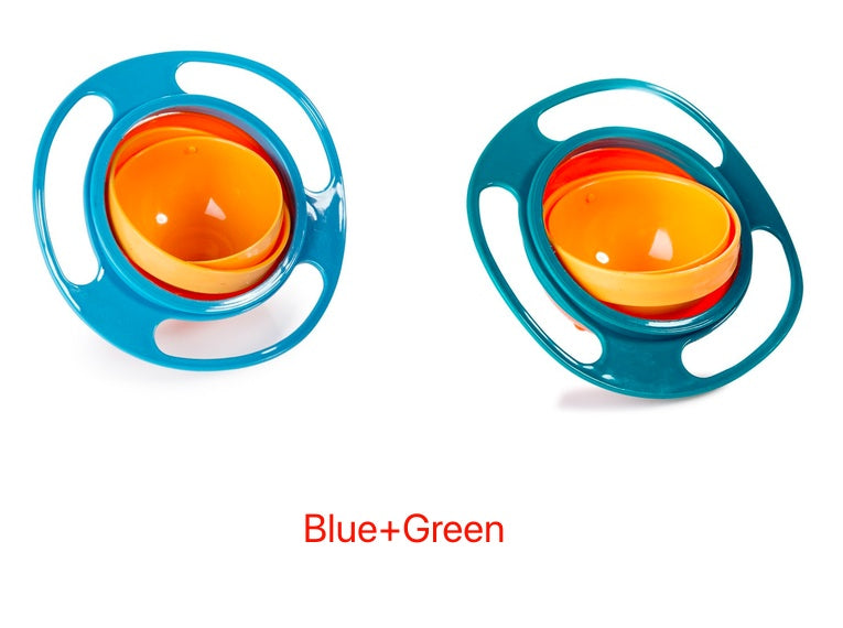 360° Rotating Spill-Proof Baby Bowl – Universal Gyro Bowl for Toddlers & Kids