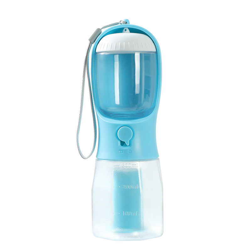 3-in-1 Portable Dog Water Cup – Food, Water & Waste Bag Dispenser