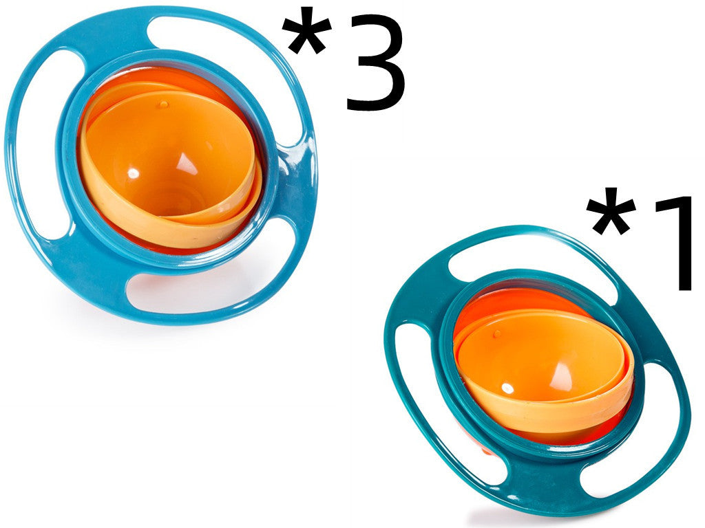 360° Rotating Spill-Proof Baby Bowl – Universal Gyro Bowl for Toddlers & Kids