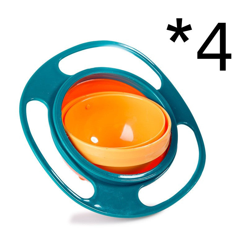 360° Rotating Spill-Proof Baby Bowl – Universal Gyro Bowl for Toddlers & Kids