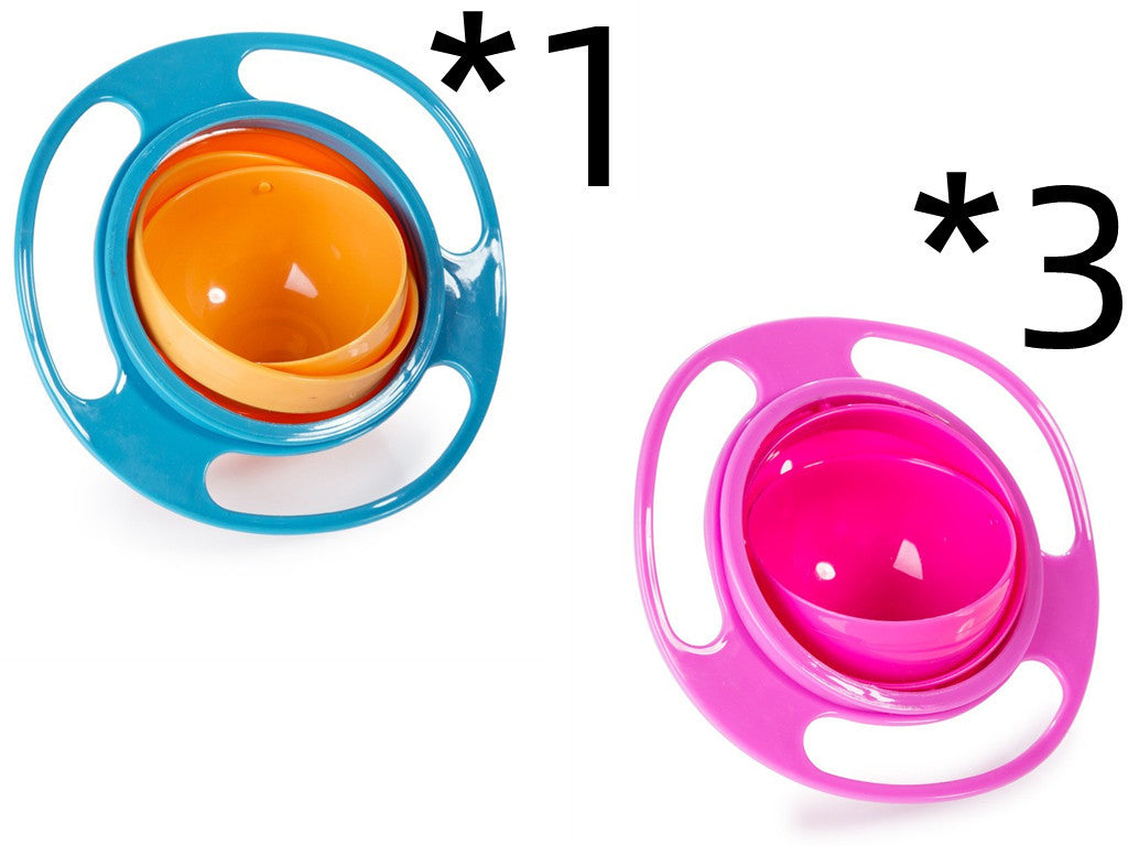 360° Rotating Spill-Proof Baby Bowl – Universal Gyro Bowl for Toddlers & Kids