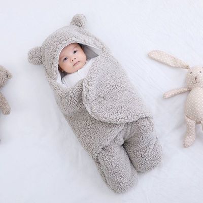 Thickened Newborn Swaddle Sleeping Bag for Baby Wrap Comfort