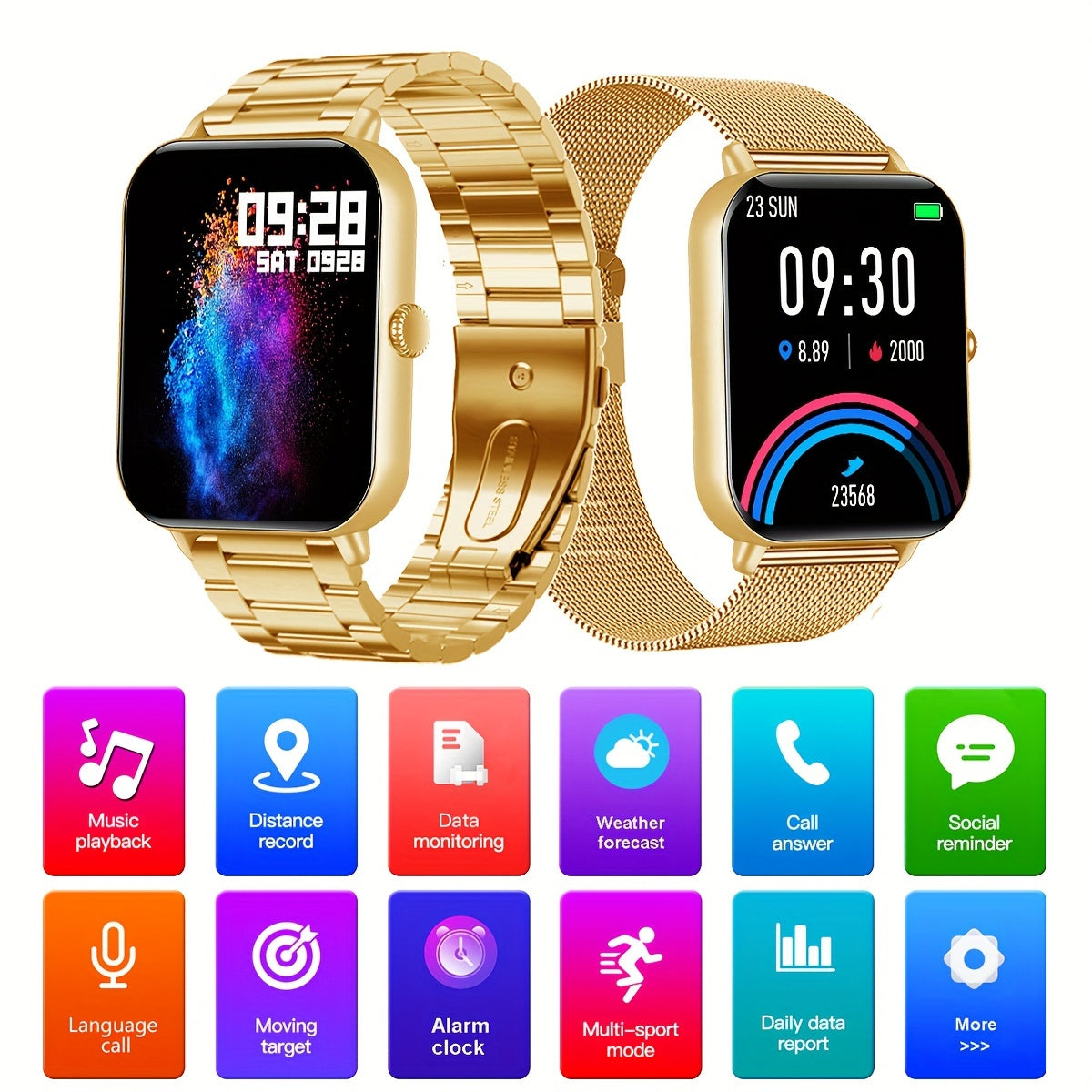 Smartwatch – HD Display, Calling, 100+ Sports Modes