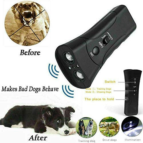 3-in-1 Ultrasonic Dog Trainer
