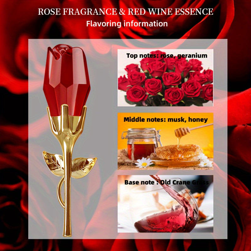 50ml Red Rose Perfume for Women – Long-Lasting Floral Fragrance