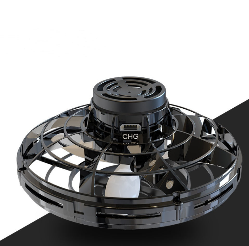 Mini LED UFO Drone Spinner – Fingertip Flying Toy for Kids