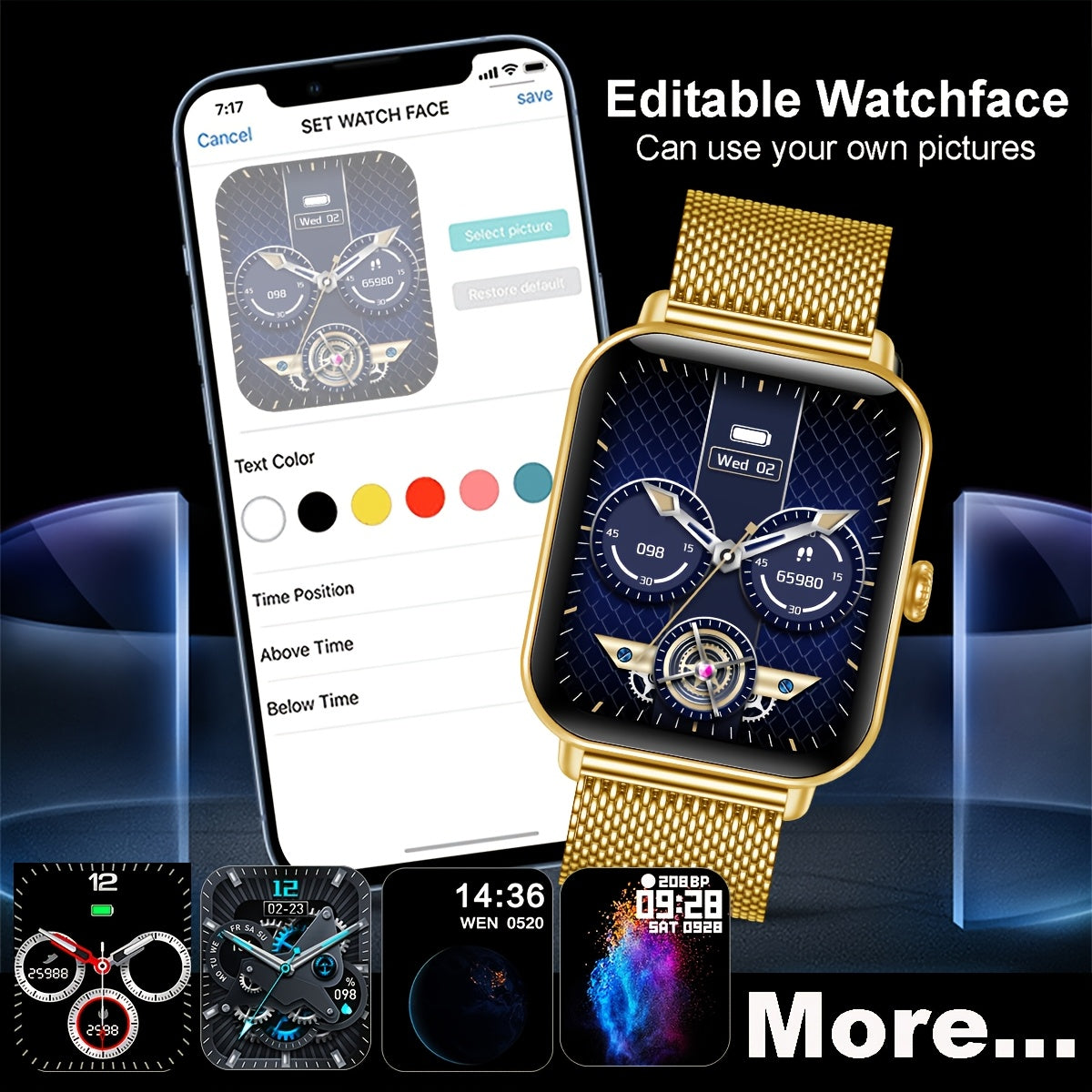 Smartwatch – HD Display, Calling, 100+ Sports Modes