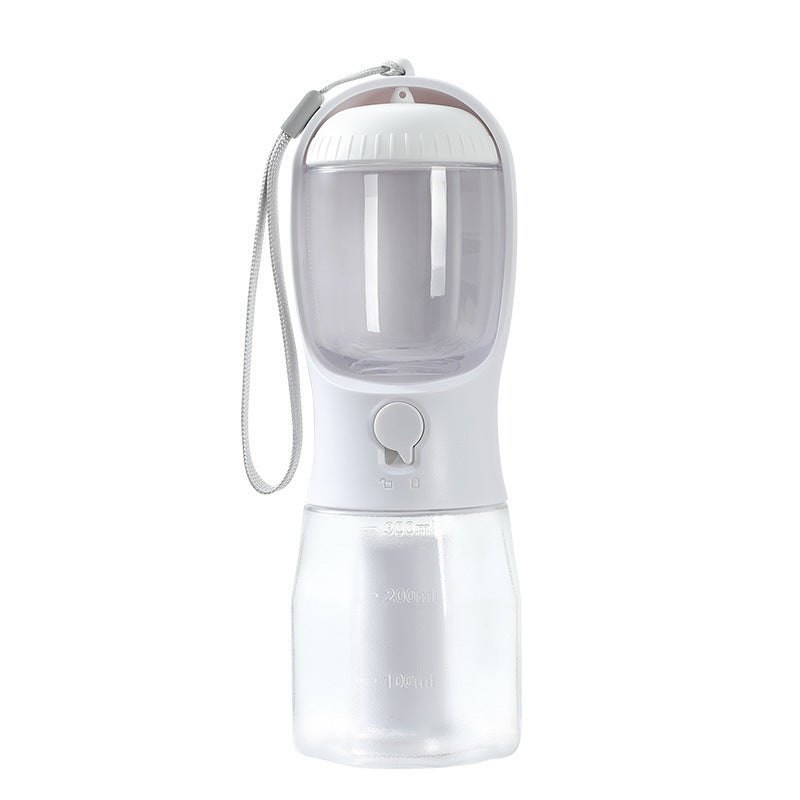 3-in-1 Portable Dog Water Cup – Food, Water & Waste Bag Dispenser