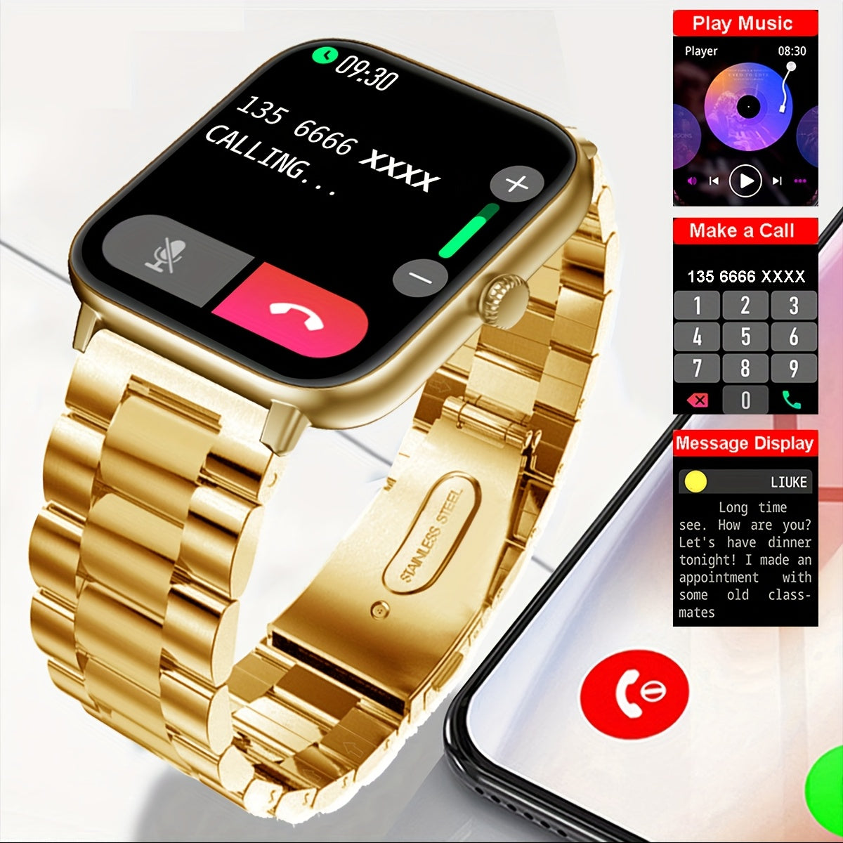 Smartwatch – HD Display, Calling, 100+ Sports Modes