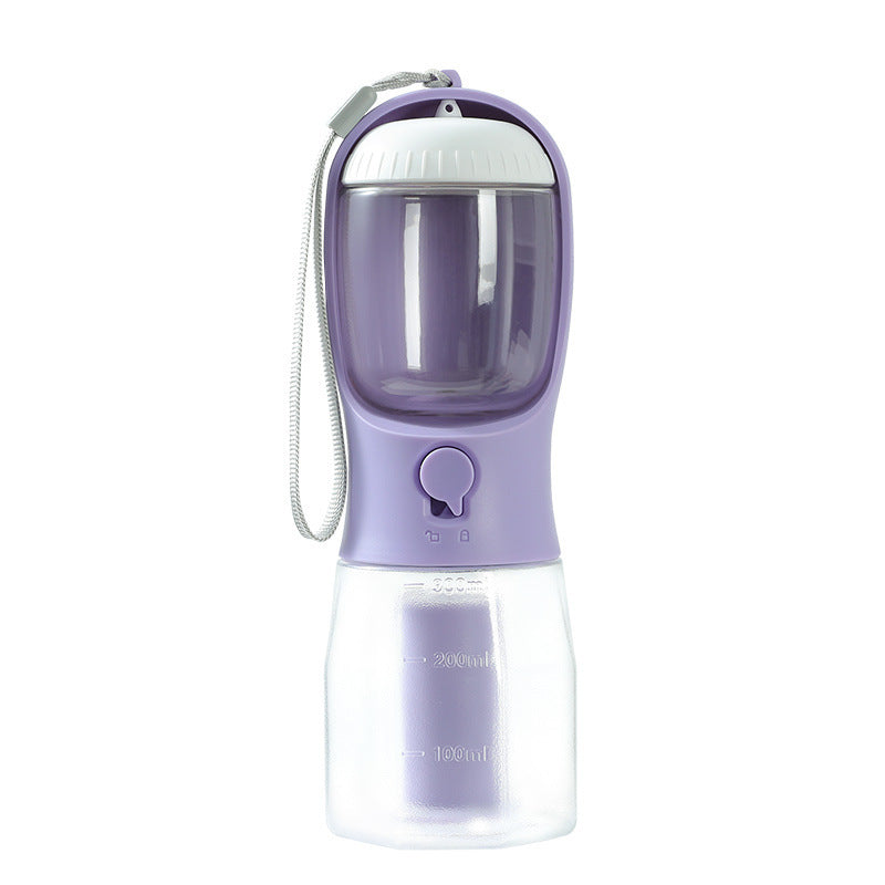 3-in-1 Portable Dog Water Cup – Food, Water & Waste Bag Dispenser