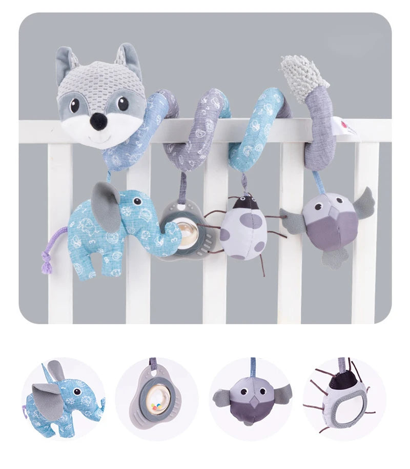 Cartmela Baby Spiral Plush Toys