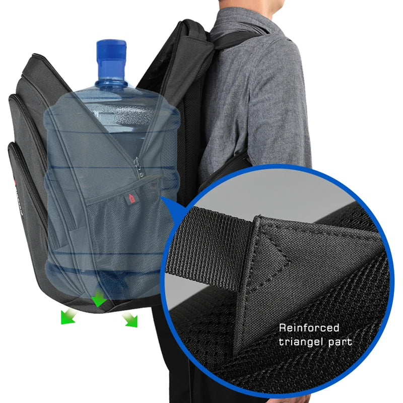 Cartmela Anti-Theft Laptop Backpack for Men