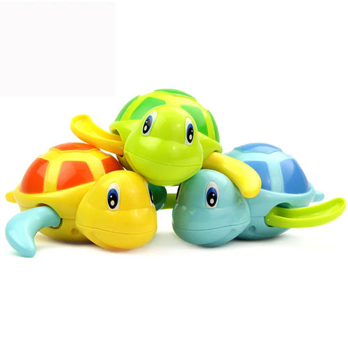 Cute Wind-Up Swimming Turtle – Baby Bath & Pool Water Toy