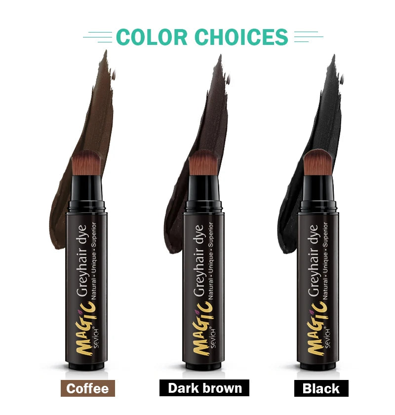 Sevich Hair Dye Pen – Root Touch-Up Stick for Black & Brown Hair