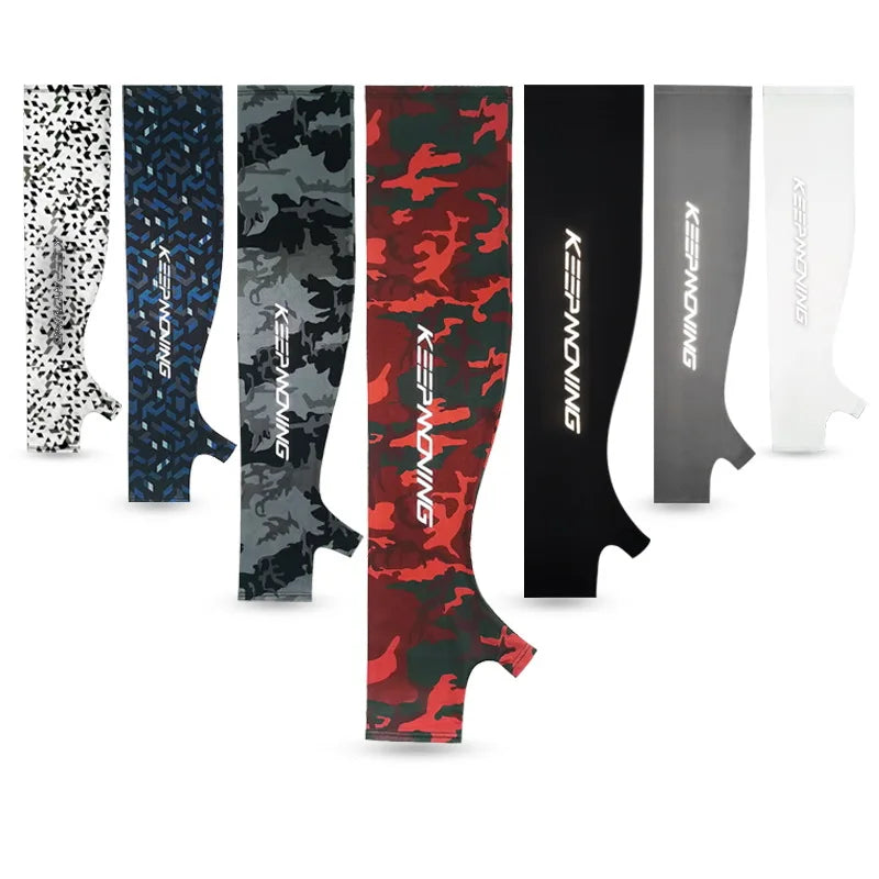 Ice Silk Arm Sleeves –UV Sun Protection for Men & Women Outdoor Sports