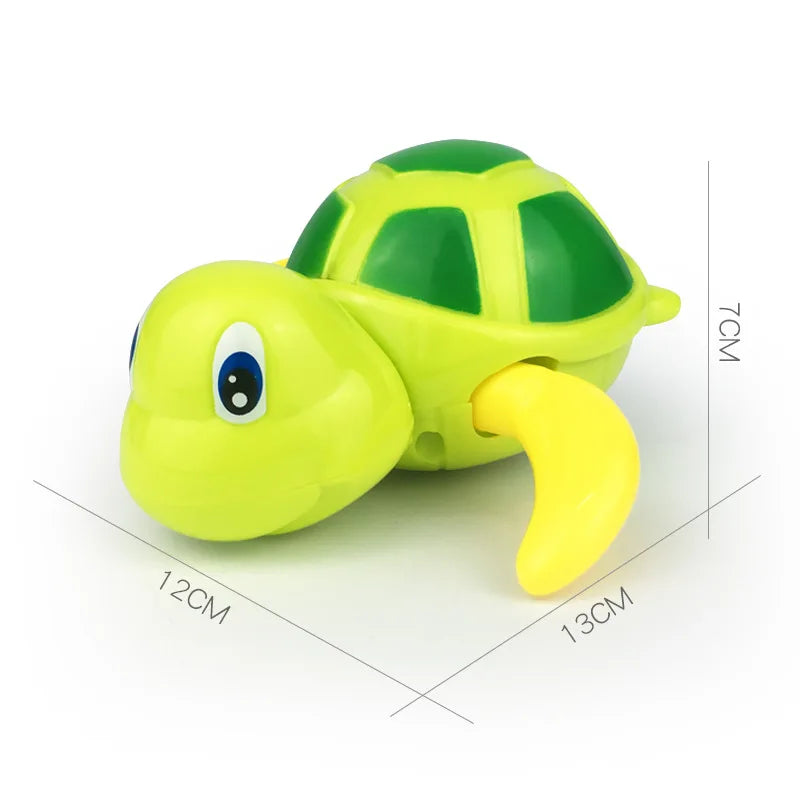 Cute Wind-Up Swimming Turtle – Baby Bath & Pool Water Toy