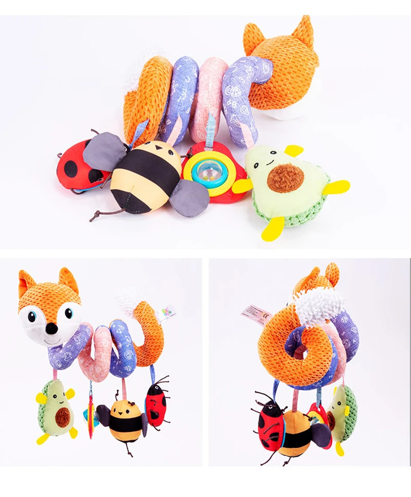 Cartmela Baby Spiral Plush Toys