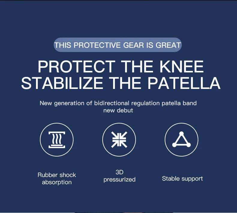Patellar Tendon Knee Strap – Adjustable Support Brace for Sports