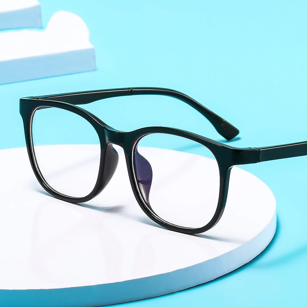 Transparent Blue Light Glasses – Square Frame Eyewear for All