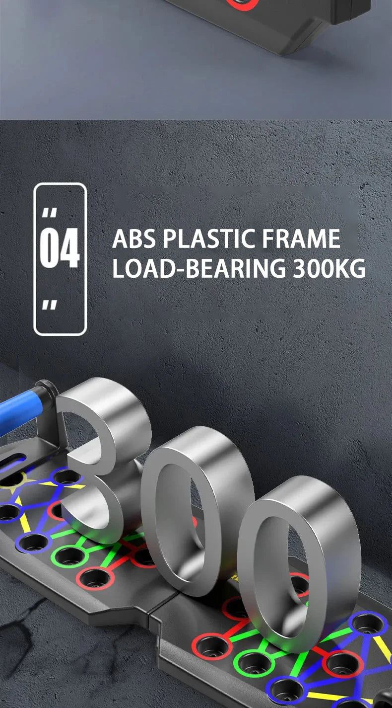 Portable Push-Up Board Set–Foldable Fitness Bar for Full Body Training