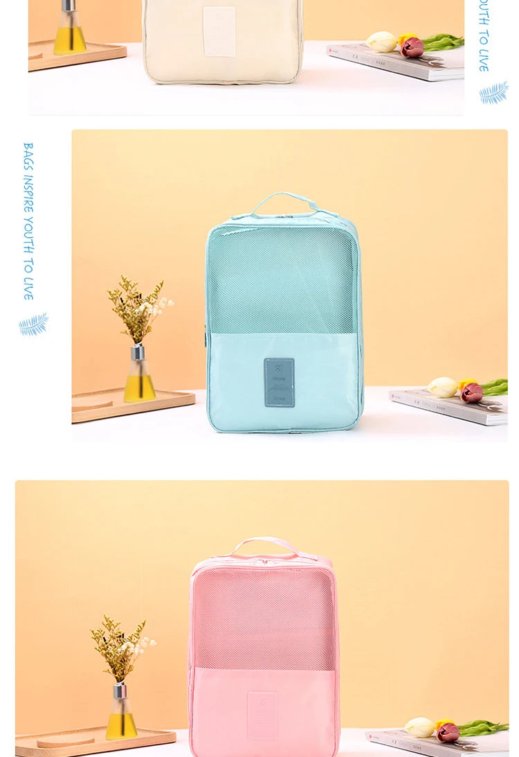 Portable Travel Shoe Bag – Multifunctional Organizer for Clothes & Shoes