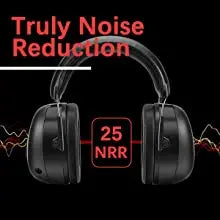 Bluetooth 5.0 Earmuffs – Noise Reduction Safety Headphones