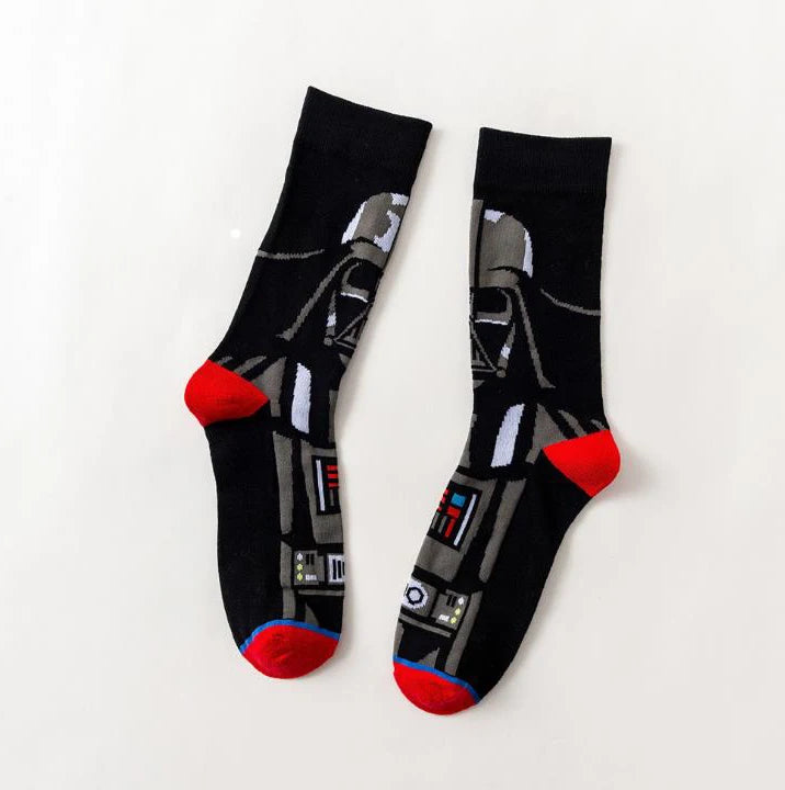 Star Wars Yoda R2-D2 Cosplay Socks Pair