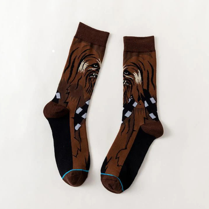 Star Wars Yoda R2-D2 Cosplay Socks Pair