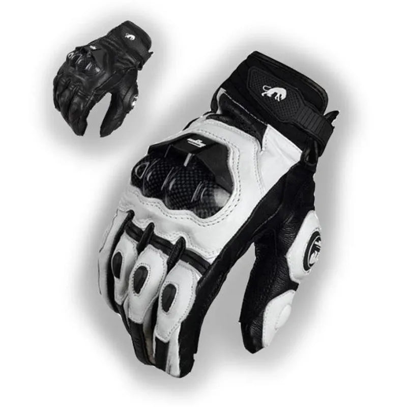 Men's Leather Motorcycle Gloves – Racing, Road & Riding Gear