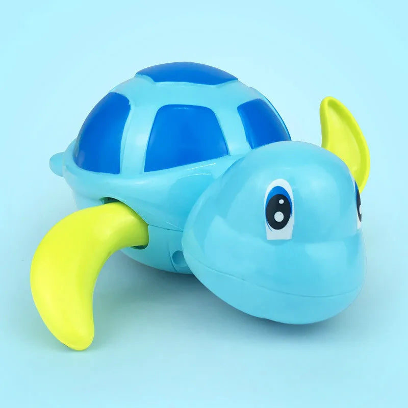 Cute Wind-Up Swimming Turtle – Baby Bath & Pool Water Toy