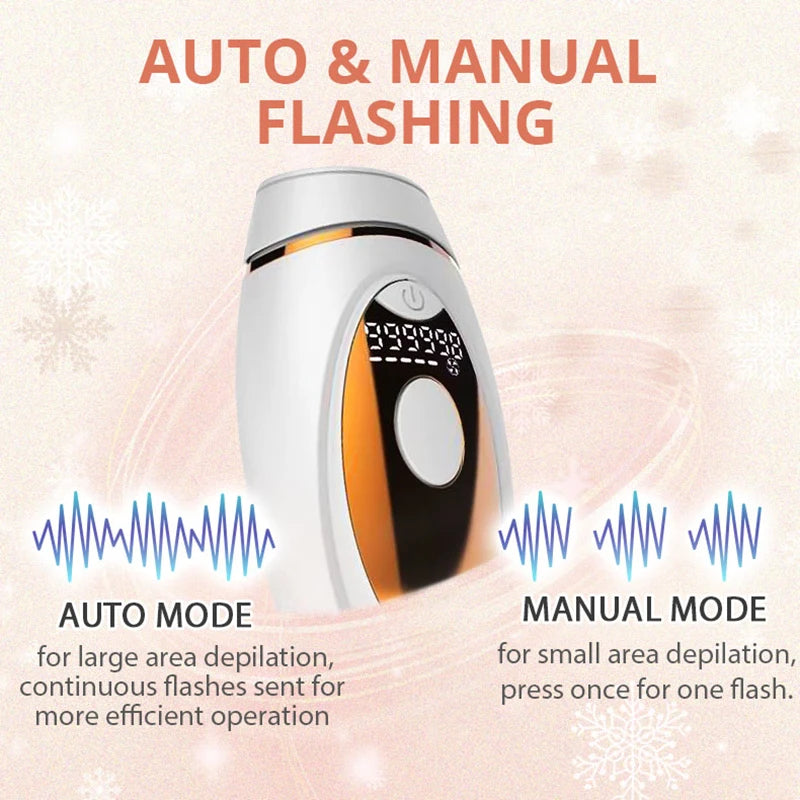 IPL Laser Hair Removal Epilator – Painless Permanent Hair Trimmer