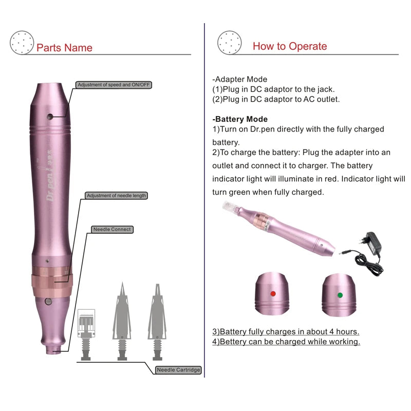 Dr.pen M7-W 12 Pin Derma Pen Needle Cartridges – Microneedling