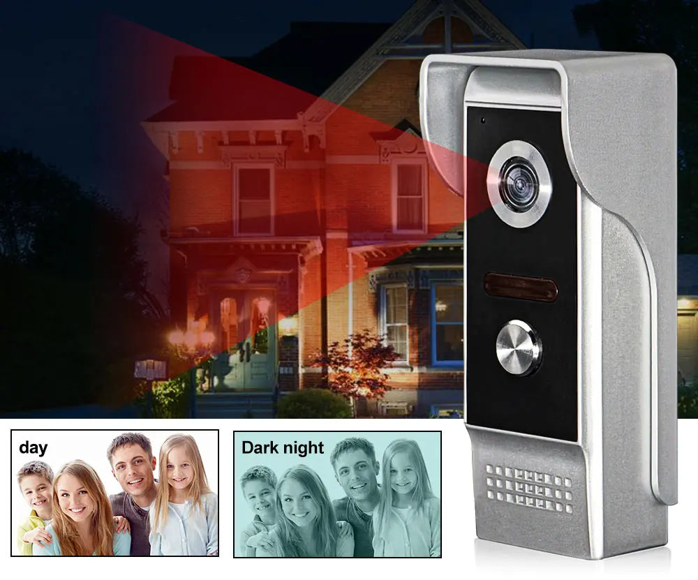 700TVL Waterproof Video Doorbell – Intercom & IR Night Vision
