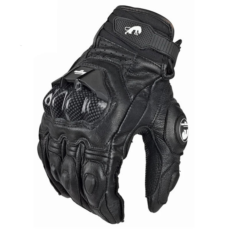 Men's Leather Motorcycle Gloves – Racing, Road & Riding Gear