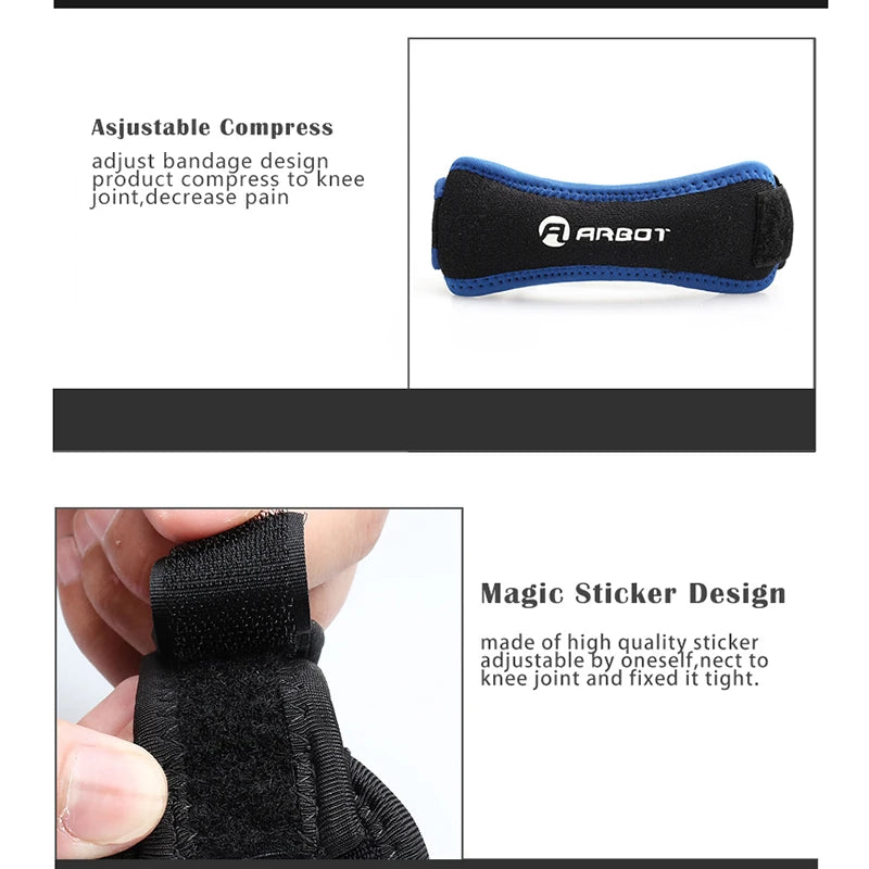 Patellar Tendon Knee Strap – Adjustable Support Brace for Sports