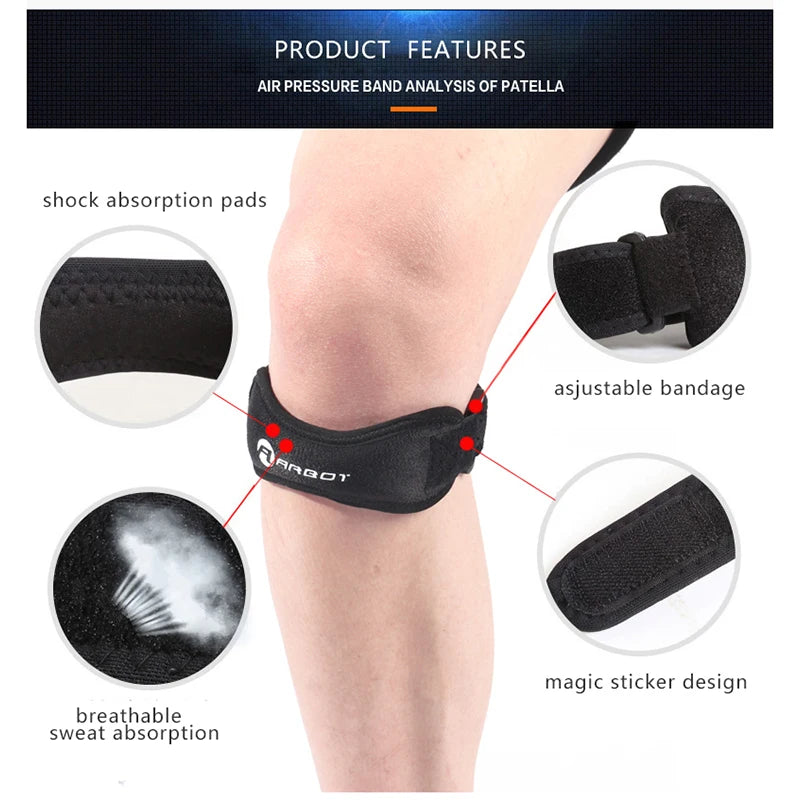 Patellar Tendon Knee Strap – Adjustable Support Brace for Sports