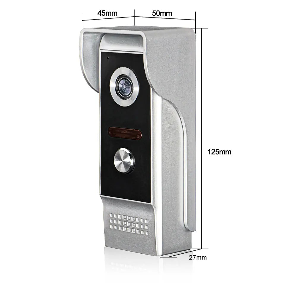 700TVL Waterproof Video Doorbell – Intercom & IR Night Vision