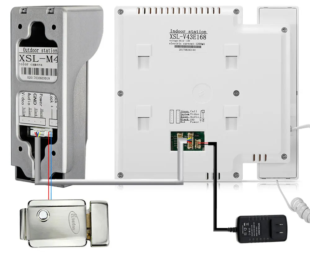 700TVL Waterproof Video Doorbell – Intercom & IR Night Vision